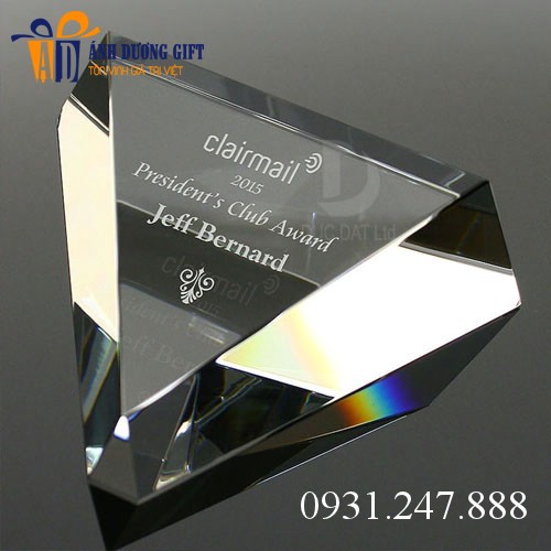 Chặn giấy để bàn pha lê C005